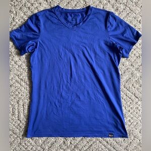 Patagonia Women’s Capilene T Shirt | V Neck | Cobalt Blue | Medium